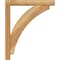 Ekena Millwork Thorton Block Rough Sawn Bracket w/ Offset Brace, Western Red Cedar, 4"W x 20"D x 24"H BKT0402X20X24THR05RWR - alternate 2
